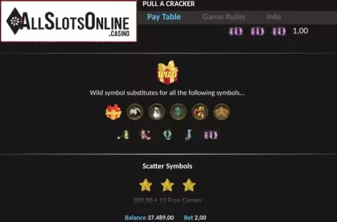 Symbols. Pull A Cracker Pull Tab from Realistic