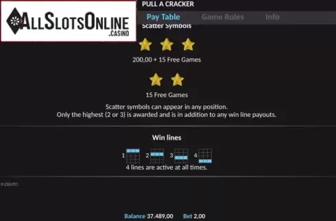 Lines. Pull A Cracker Pull Tab from Realistic