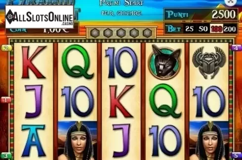 Reel screen. Pyramid Quest (Magic Dreams) from Magic Dreams