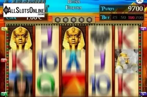 Reel screen. Pyramid Quest (Magic Dreams) from Magic Dreams