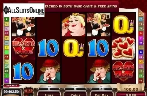 Screen9. Rhyming Reels - Hearts Tarts from Microgaming