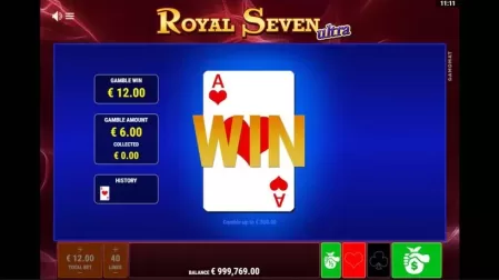 Royal Seven Ultra slot screenshot 4