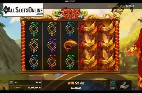 Free Spins screen 2