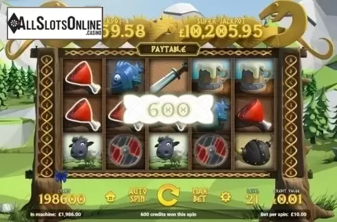 Win Screen . The Vikings (Magnet) from Magnet Gaming
