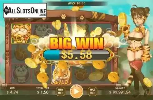 Big Win screen