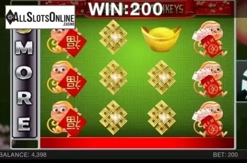 Screen4. Wealth of monkeys from Spinomenal
