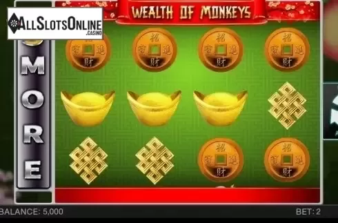 Screen3. Wealth of monkeys from Spinomenal