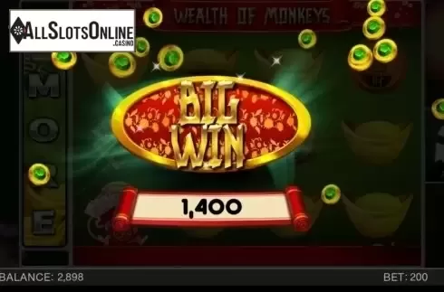 Screen6. Wealth of monkeys from Spinomenal