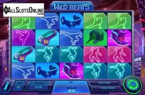 Screen 2. Wild Beats from Playtech