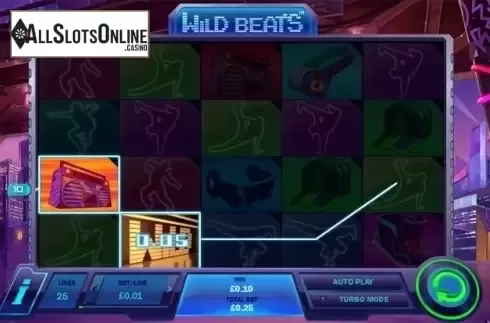 Screen 3. Wild Beats from Playtech