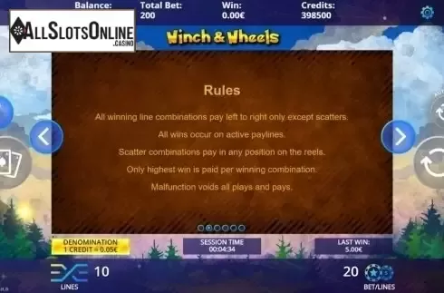 Game Rules. Winch & Wheels from DLV