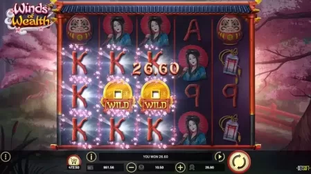 Winds of Wealth slot screenshot 2