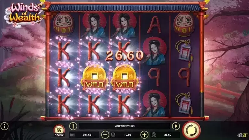 Winds of Wealth slot screenshot 2