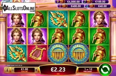 Free Spins screen 2