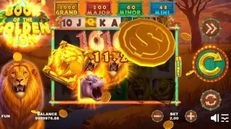 Book of the Golden Lion slot screenshot 3