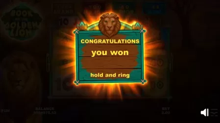 Book of the Golden Lion slot screenshot 5