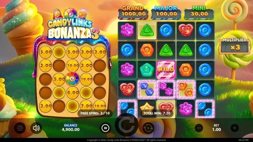 Candy Links Bonanza 3 slot screenshot 4
