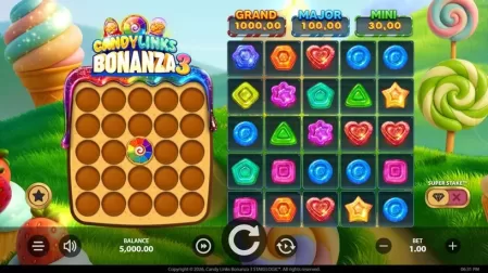 Candy Links Bonanza 3 slot screenshot 1