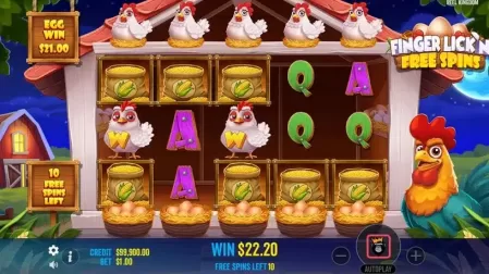 Finger Lick’n Free Spins slot screenshot 5