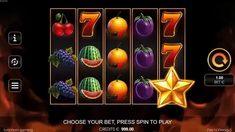 Fire'n'Frenzy 5 slot screenshot 1