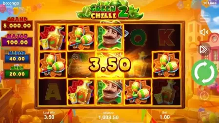 Green Chilli 2 slot screenshot 2