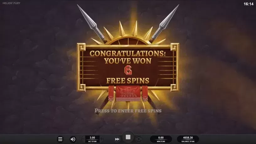 Helios Furya slot screenshot 3