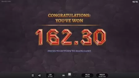 Helios Furya slot screenshot 6
