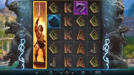 Hercules Unleashed Dream Drop slot screenshot 3