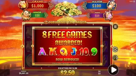 Jin Dynasty slot screenshot 3