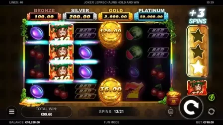 Joker Leprechauns Hold and Win slot screenshot 5