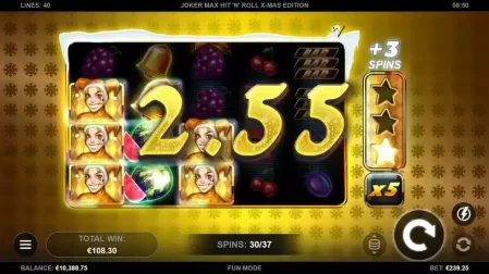 Joker Max: Hit 'n' Roll Xmas Edition slot screenshot 7