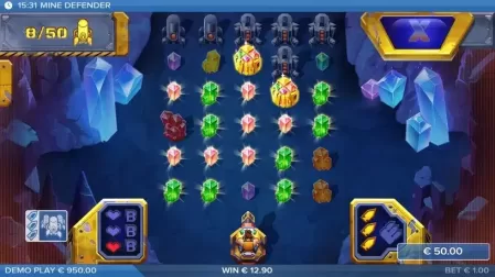 Mine Defender slot screenshot 4