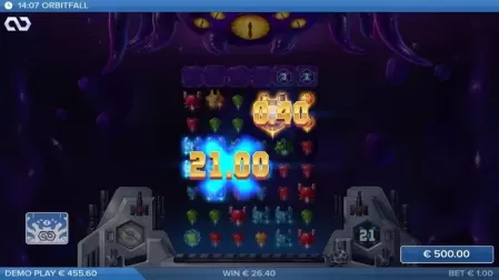 Orbitfall slot screenshot 3