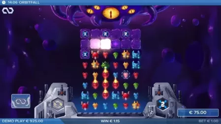 Orbitfall slot screenshot 2
