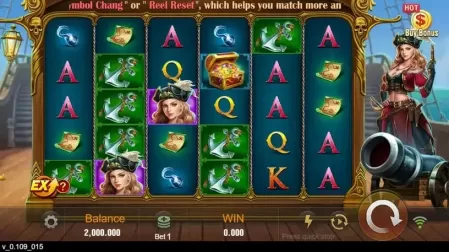 Pirate Queen slot screenshot 1