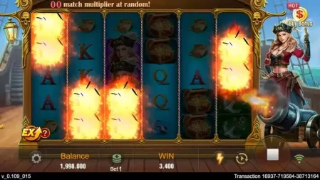 Pirate Queen slot screenshot 2