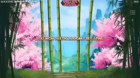 Sakura Fortune Epic Bloom slot screenshot 3