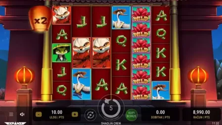Shaolin Crew slot screenshot 4
