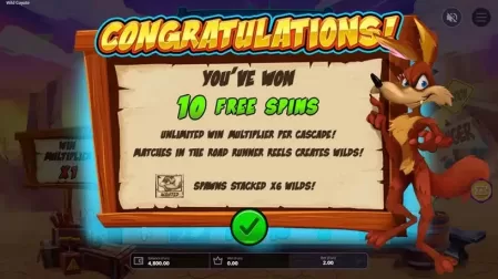 Wild Coyote Megaways slot screenshot 3