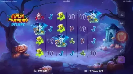 Wild Pumpkins Deluxe slot screenshot 2