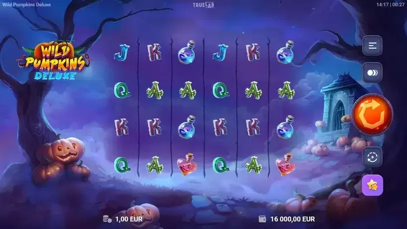 Wild Pumpkins Deluxe slot screenshot 1