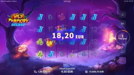 Wild Pumpkins Deluxe slot screenshot 5
