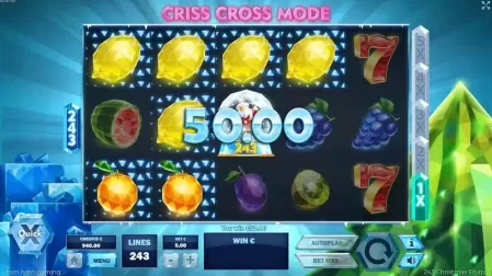 243 Christmas Fruits slot screenshot 4