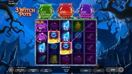 3 Witch Pots slot screenshot 3