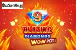 9 Blazing Diamonds Wowpot