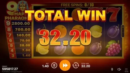 9 Happy Pharaohs slot screenshot 6