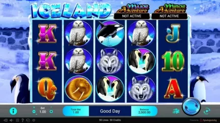 Adventure Iceland slot screenshot 1