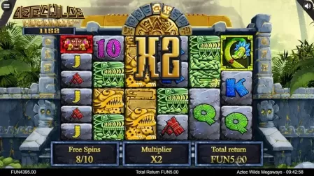 Aztec Wilds Megaways slot screenshot 3
