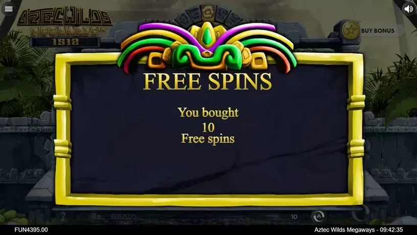 Aztec Wilds Megaways slot screenshot 2