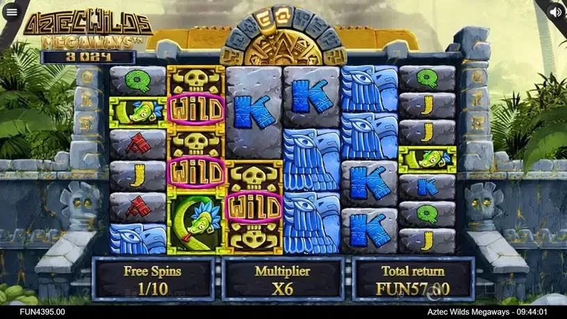 Aztec Wilds Megaways slot screenshot 5